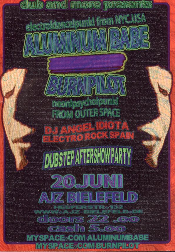 dub and more konzert am 20.06.2009 mit aluminium babe und burnpilot